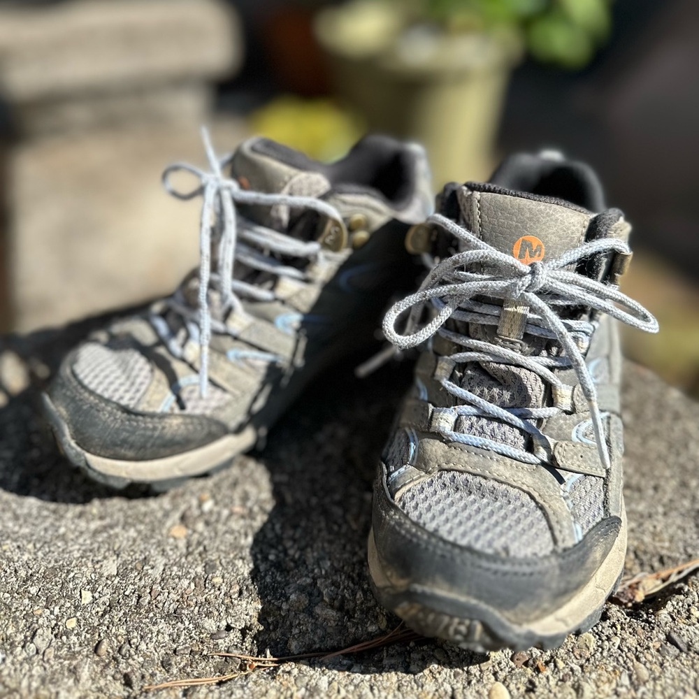 Merrell Kids Gray Hiking Boots